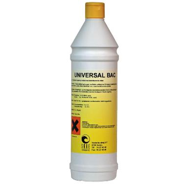 Rengøring/Desinfektion SC Universal Bac 1ltr med Parfume uden Farve,1 ltr/fl