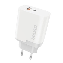 Dudao 22.5 Watt Adapter, 1xUSB-C + 1xUSB-A