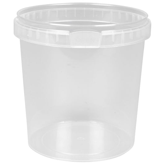 Condibøtte, Rund, Ø122 mm, 1000 ml u/låg ( Bulk pakke 324 stk )