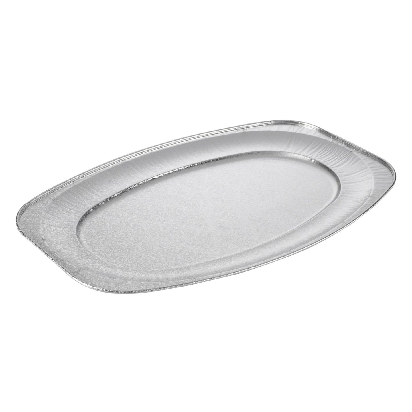 Serveringsfad 43x28 cm Oval Aluminium,10 stk/pk