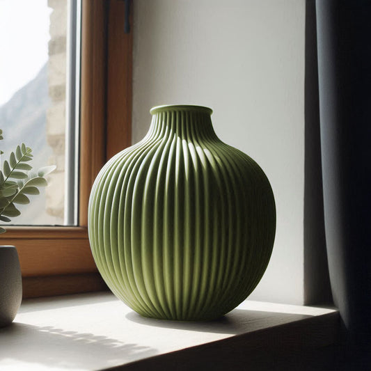 Veluna Ripple Vase i PLA - Bioplast - 19 cm