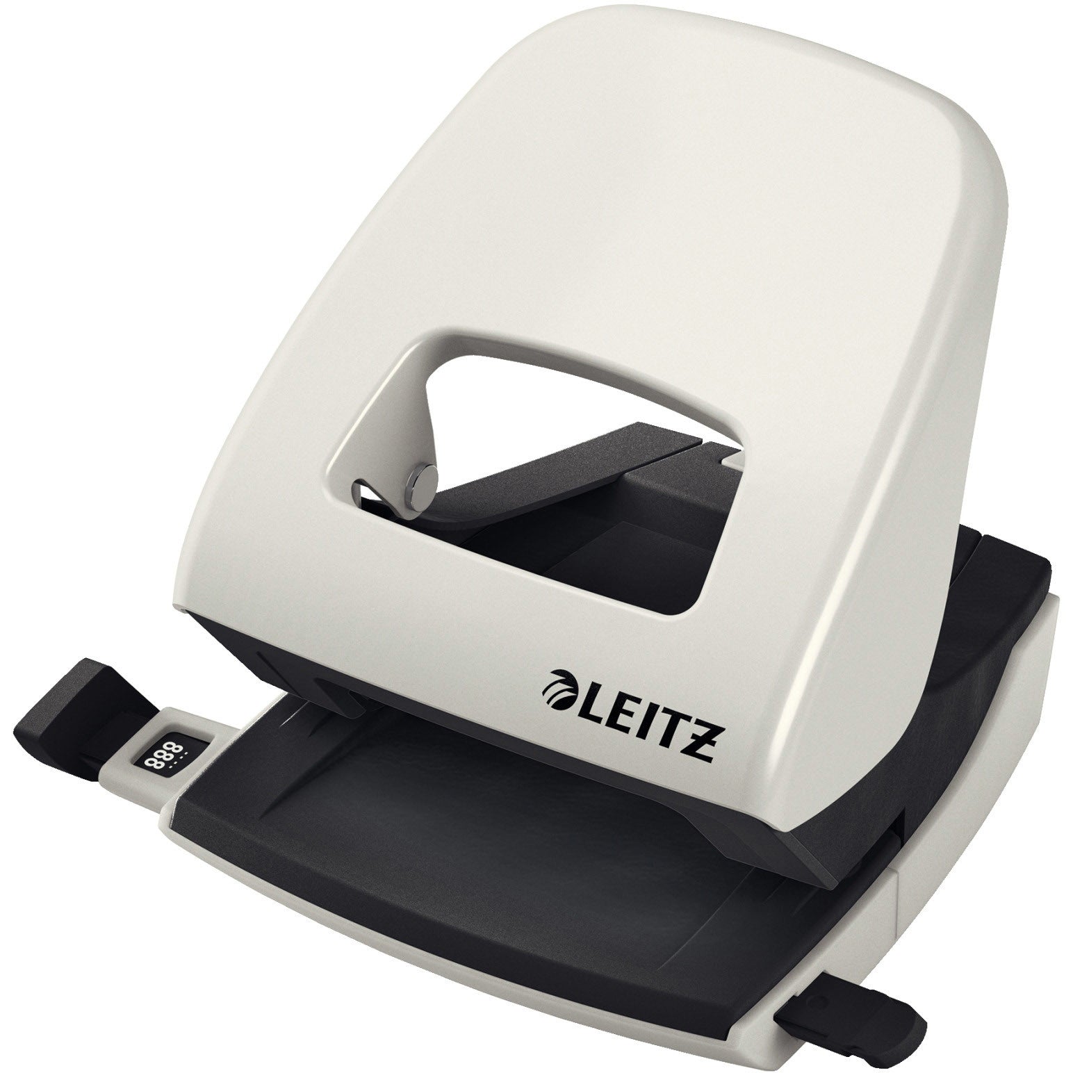 Leitz 5008 hulapparat i grå – 2 huller, op til 30 ark