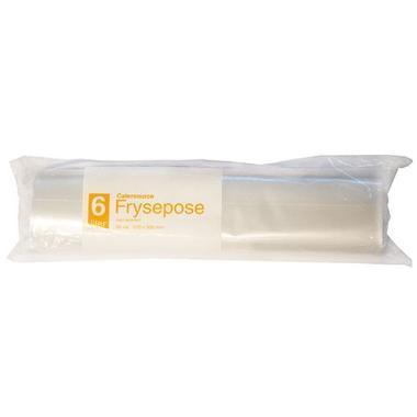 Frysepose Catersource 6 ltr 250x500 mm med Skrivefelt LDPE,50 Stk/rl