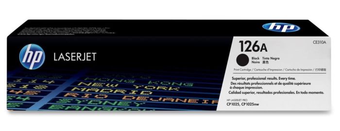 HP Toner CE310A black Nr. 126A