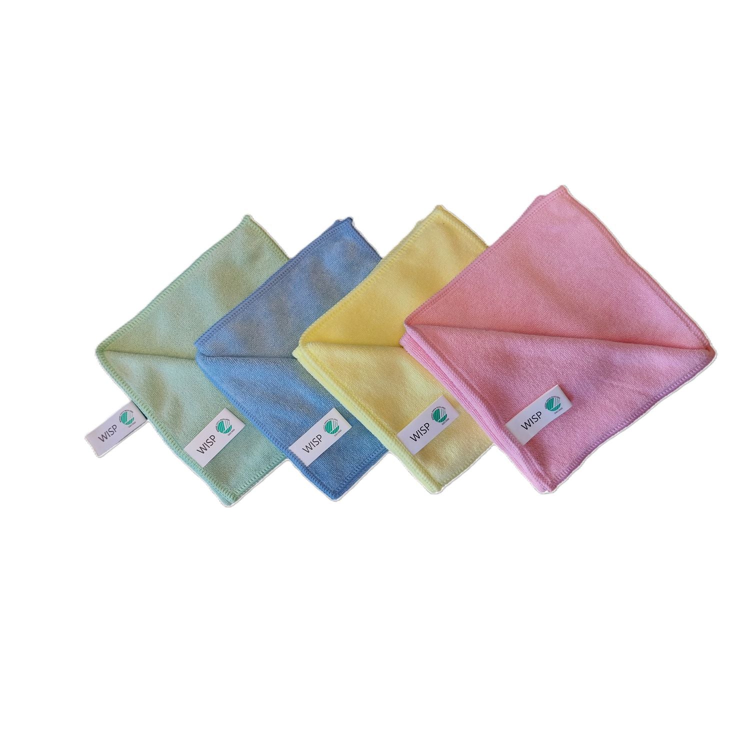 Microfiberklud 40X40cm Svanemærket Gul,20 pk x 10 stk/krt