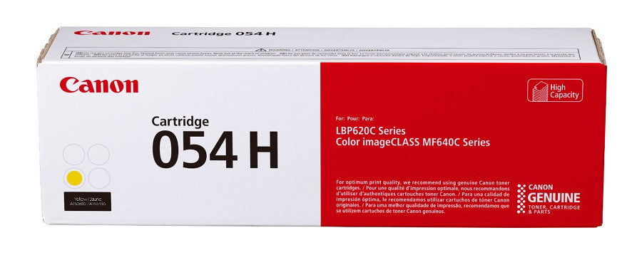 Canon 054HY lasertoner gul 2300ark