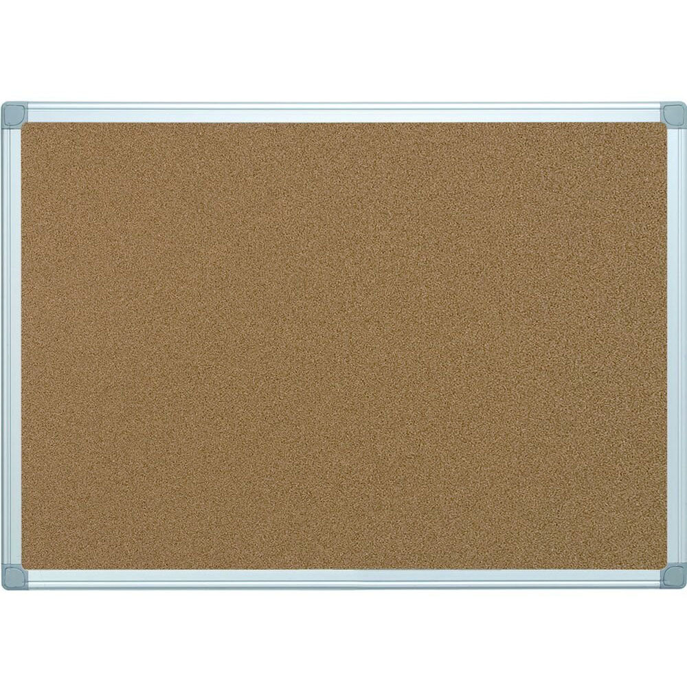 Q-connect opslagstavle kork m/alukant 100x150cm