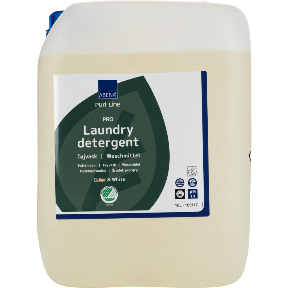 Tøjvask, 10 l, PRO, flydende, kulørt og hvidt, uden farve og parfume