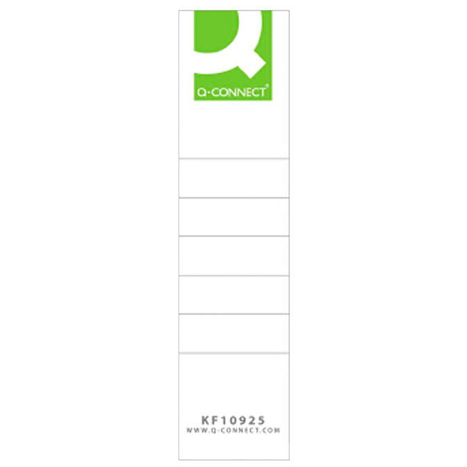 Q-connect rygetiketter 50mm