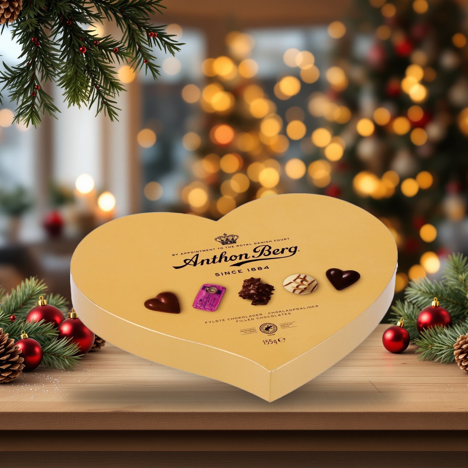 Anthon Berg Heart Gold Box 155 g