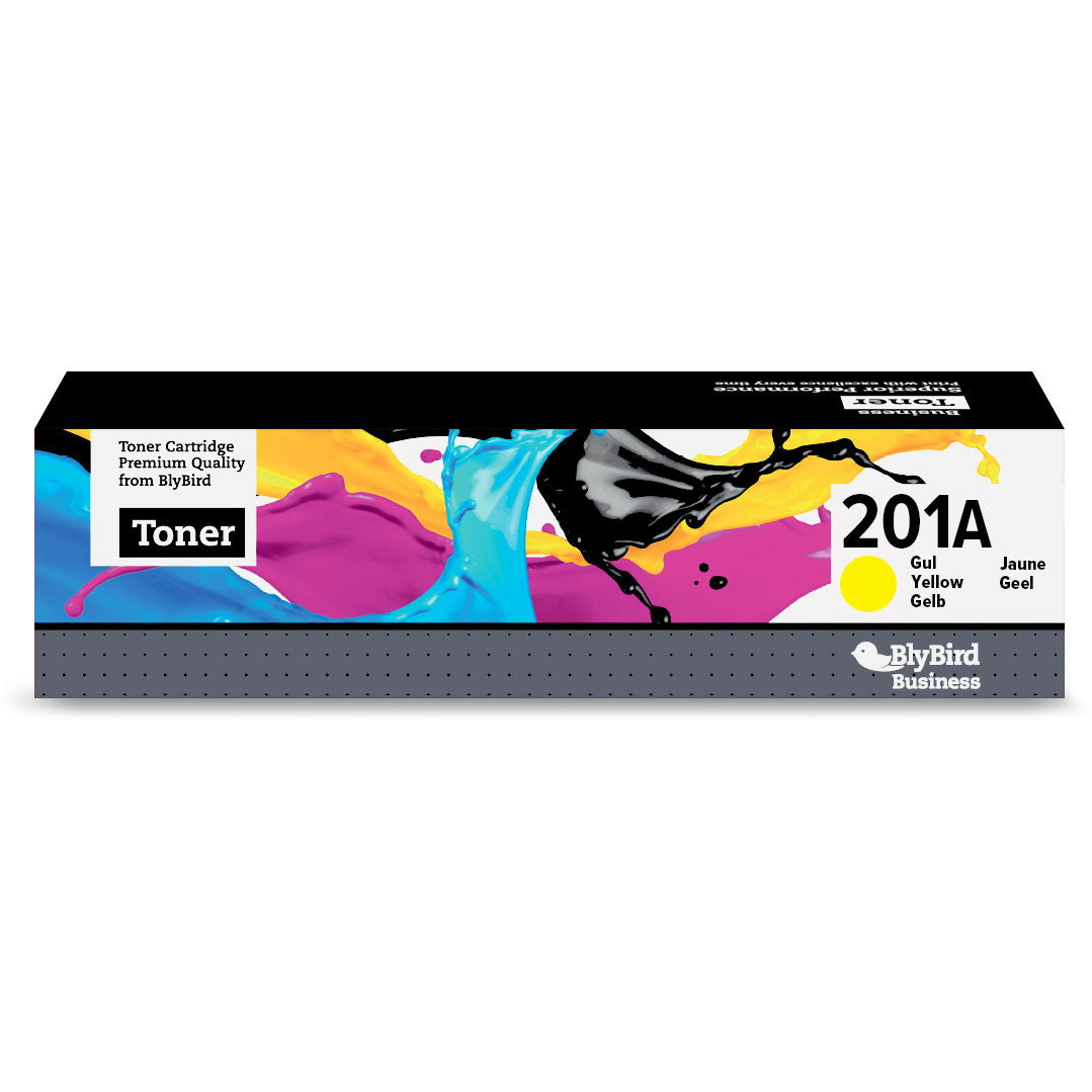 BlyBird 201A CF402A Gul Lasertoner, 1.400 sider