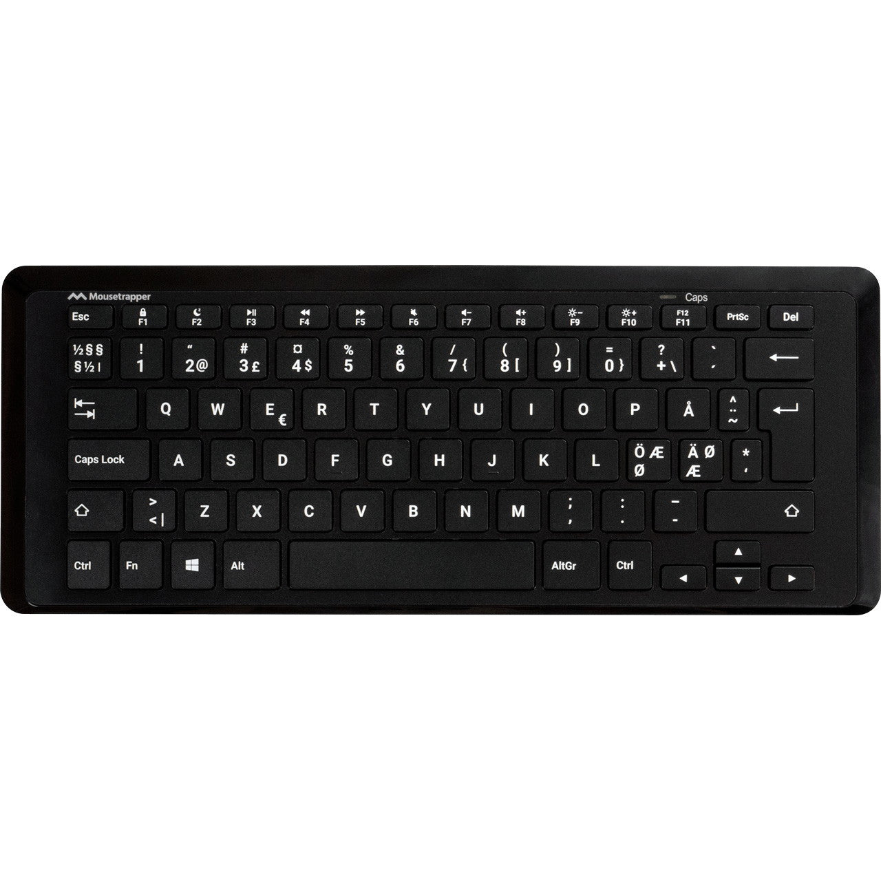 Mousetrapper Type Mini tastatur kablet sort