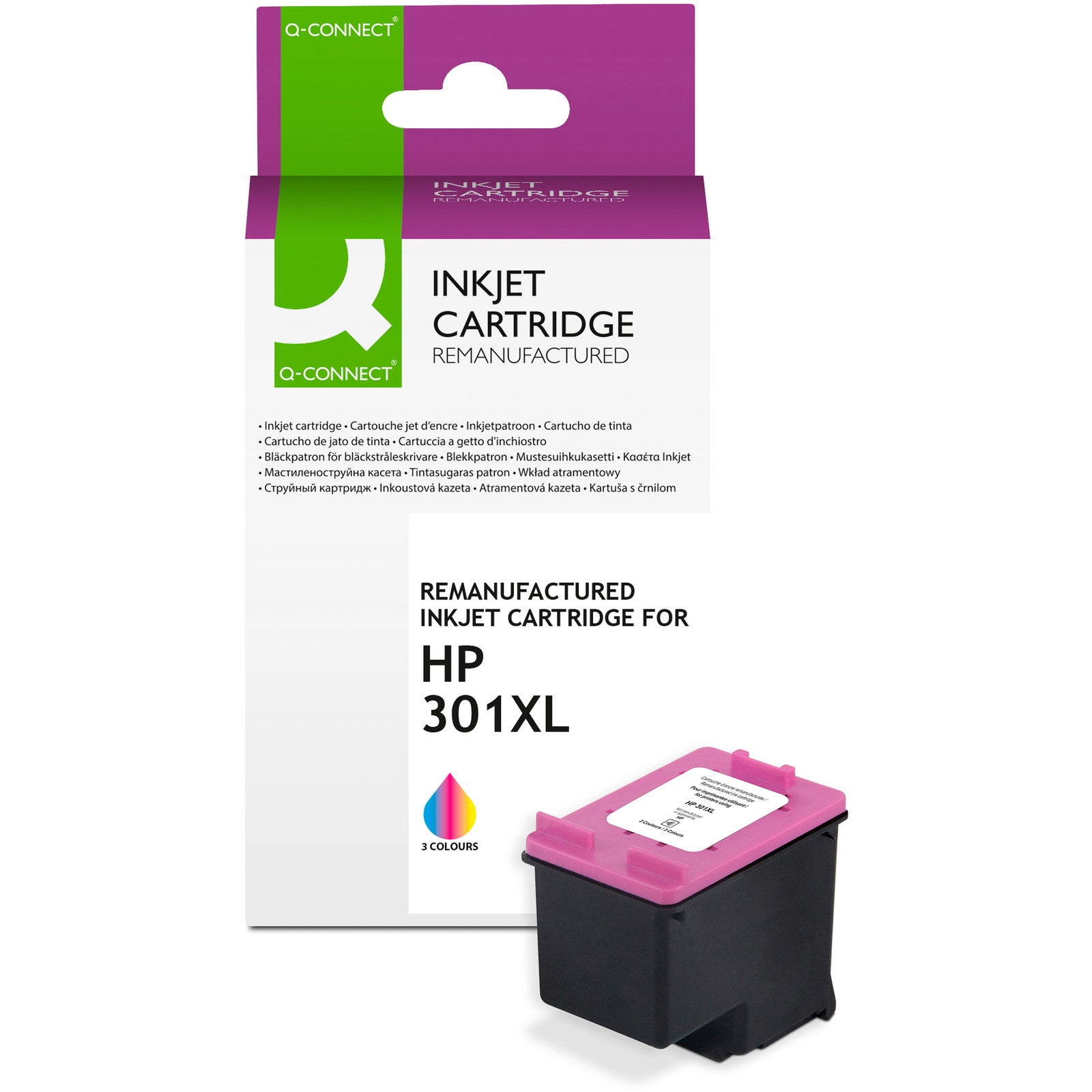 Q-connect 301XL blækpatron CMY 440ark