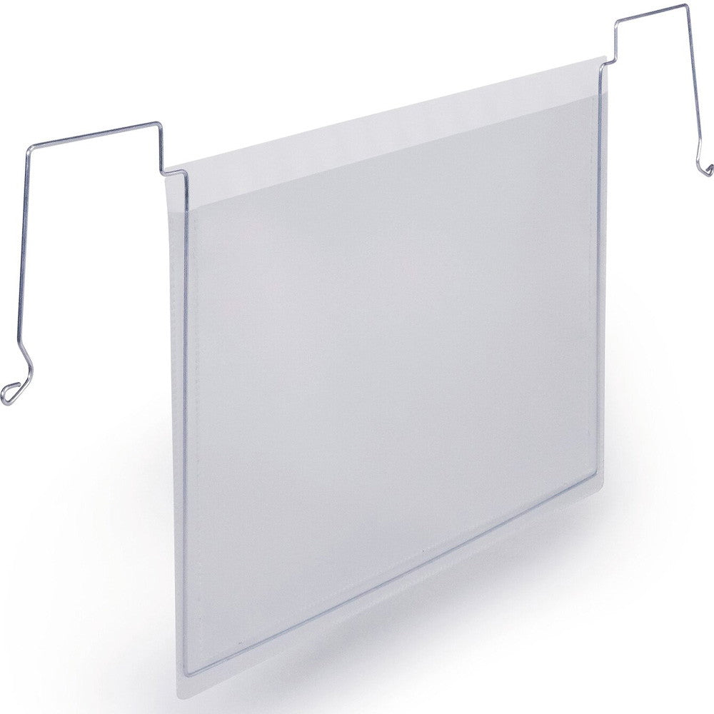 Durable lagerlomme m/wirebeslag A4 tværformat transparent