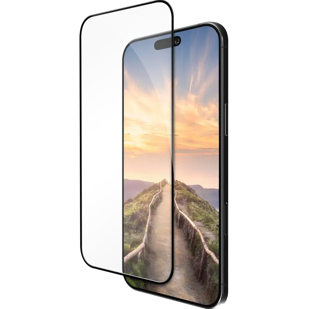 Dbramante1928 Eco-Shield beskyttelsesglas iPhone 17 Air sort kant