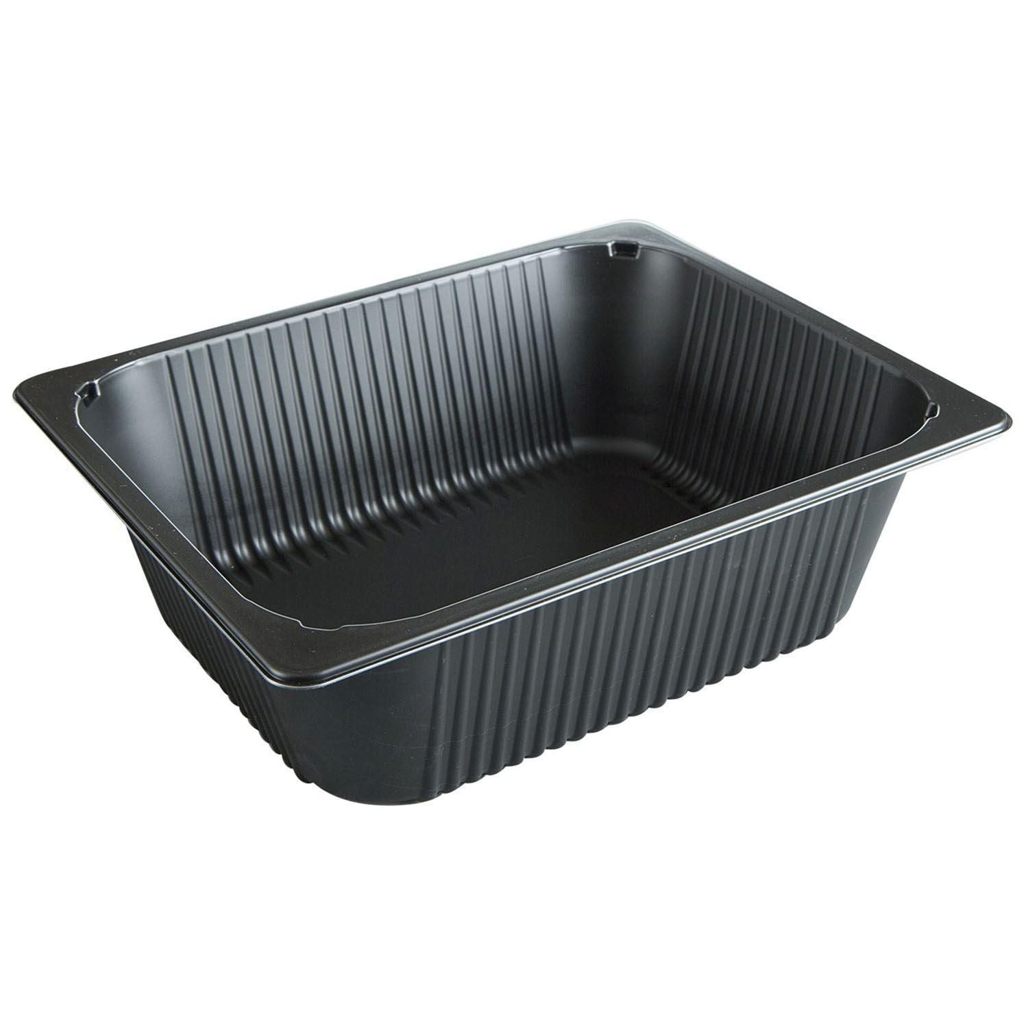 Bakke 1/2 GN P2325-100T 1-Rum 5850ml L325xB268xH101mm PP Sort,80 stk/krt