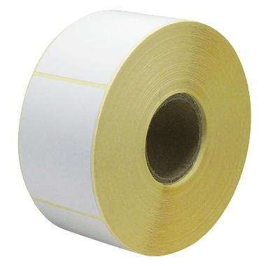 Etiket 48x62 mm Til Tryk Neutral DT Permanent lim Ø38 t/C423,1000 stk/rl