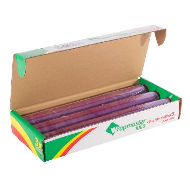 Film Wrapmaster Uperforeret B30cmxL100m 7my PVC Rosa,3 rl/krt