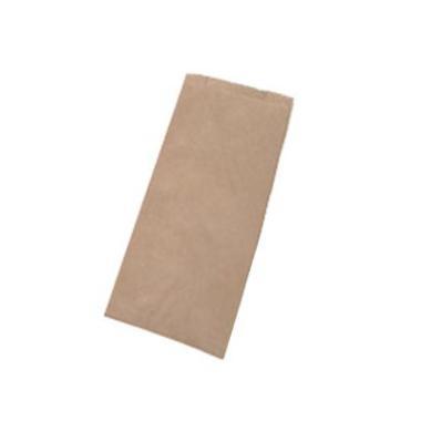 Fransk Hotdog pose 100/30x190 mm 40 gr Kraft uden tryk  Brun,1000 stk/krt