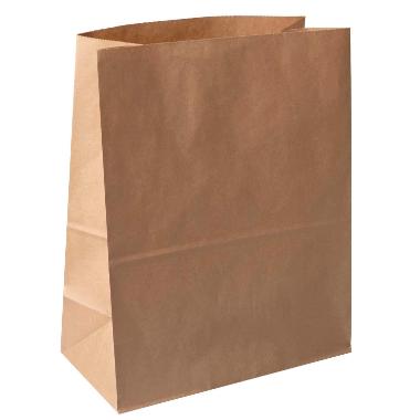 Klodsbundspose 220x125x350 mm 10 ltr 70 gr FSC Brun,300 stk/krt