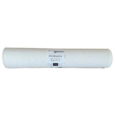 Affaldssække B700xL1100mm, Hvid 100-liters – 55my (10 ruller)