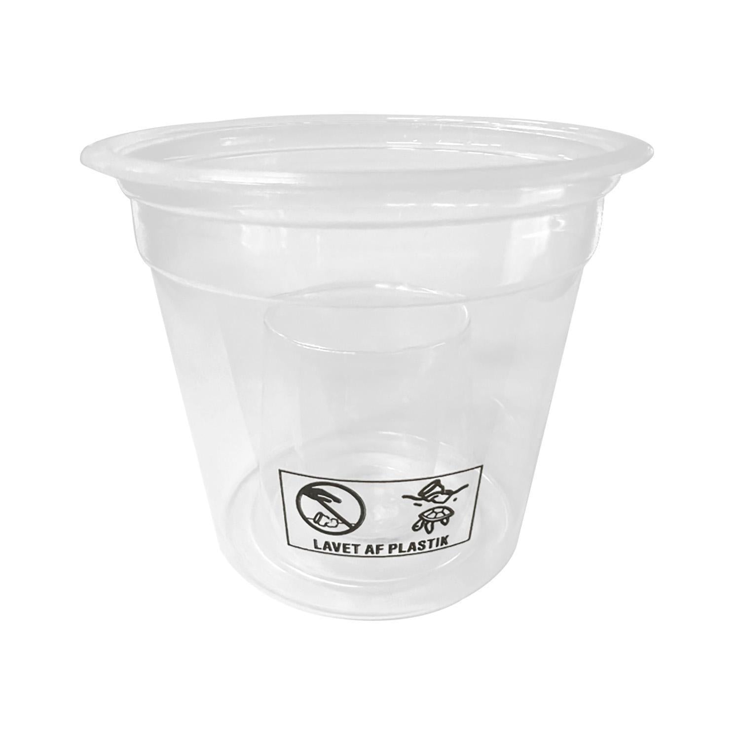 Plastglas 175ml+25ml Shot Bomb PP klar,50 stk/ps