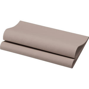 Middagsserviet, 1/4 Fold, 3-lags, 40x40, Greige, Dunisoft, ( 60 stk )