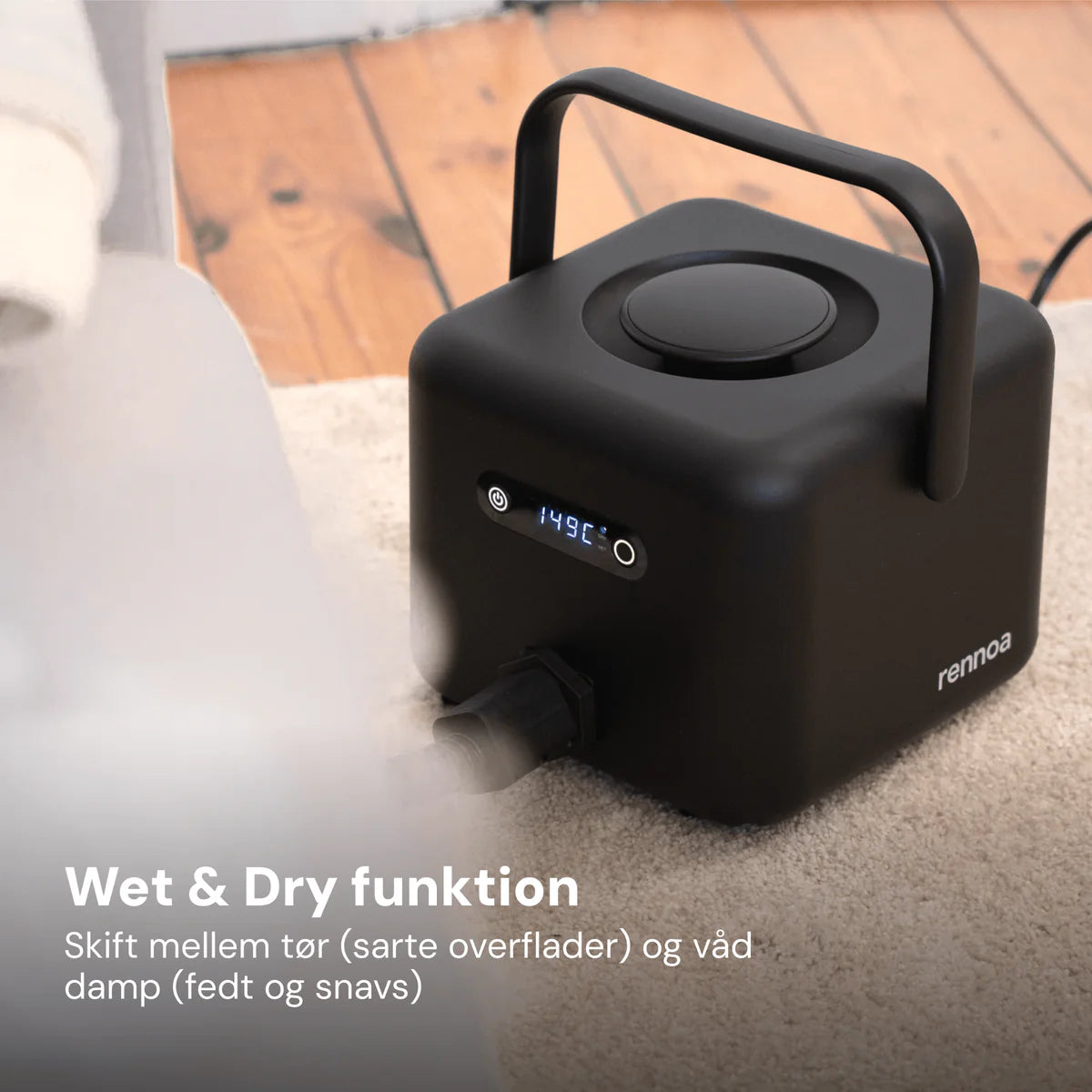 Rennoa™ SteamCleaner Pro - Professionel Industri Damprenser