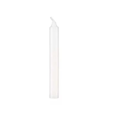 Lys Kronelys Ø22xH200mm svane brændetid 7 timer hvid,24 stk/pk