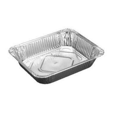 Gastrobakke 1/2 GN 3600 ml 322,4×266,4×80 mm rillet kant sort/sølv - 100 my (10 stk)