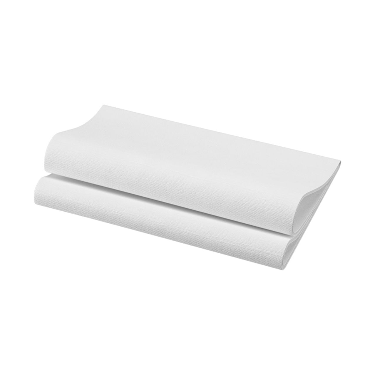 Middagsserviet, 1/4 Fold, 3-lags, 48x48, Hvid, Dunisoft, ( 60 stk )