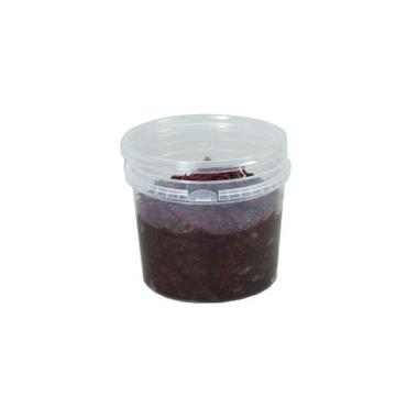 Plastbæger/låg 800 ml Ø122 mm Rund  OMPAK 50 stk af hver/ps,50 stk/ps