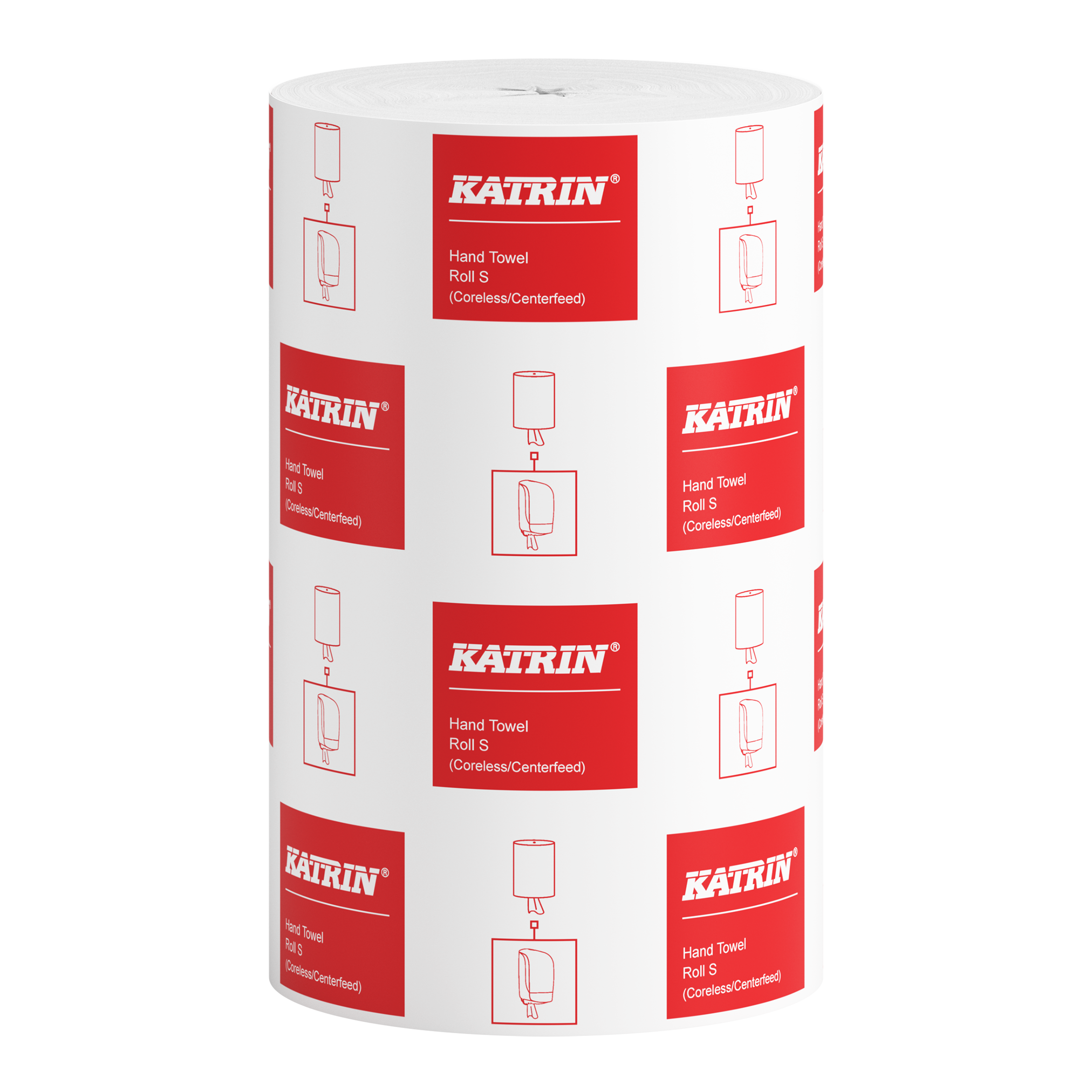 Håndklæderulle Katrin S – 1-lag, 205 mm x 116 m, uden hylse, uperforeret, 12 rl./krt.