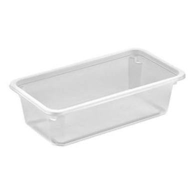 Bæger 2182-1F rekt klar APET 640ml 180x100x51mm ( 608 stk pr karton )