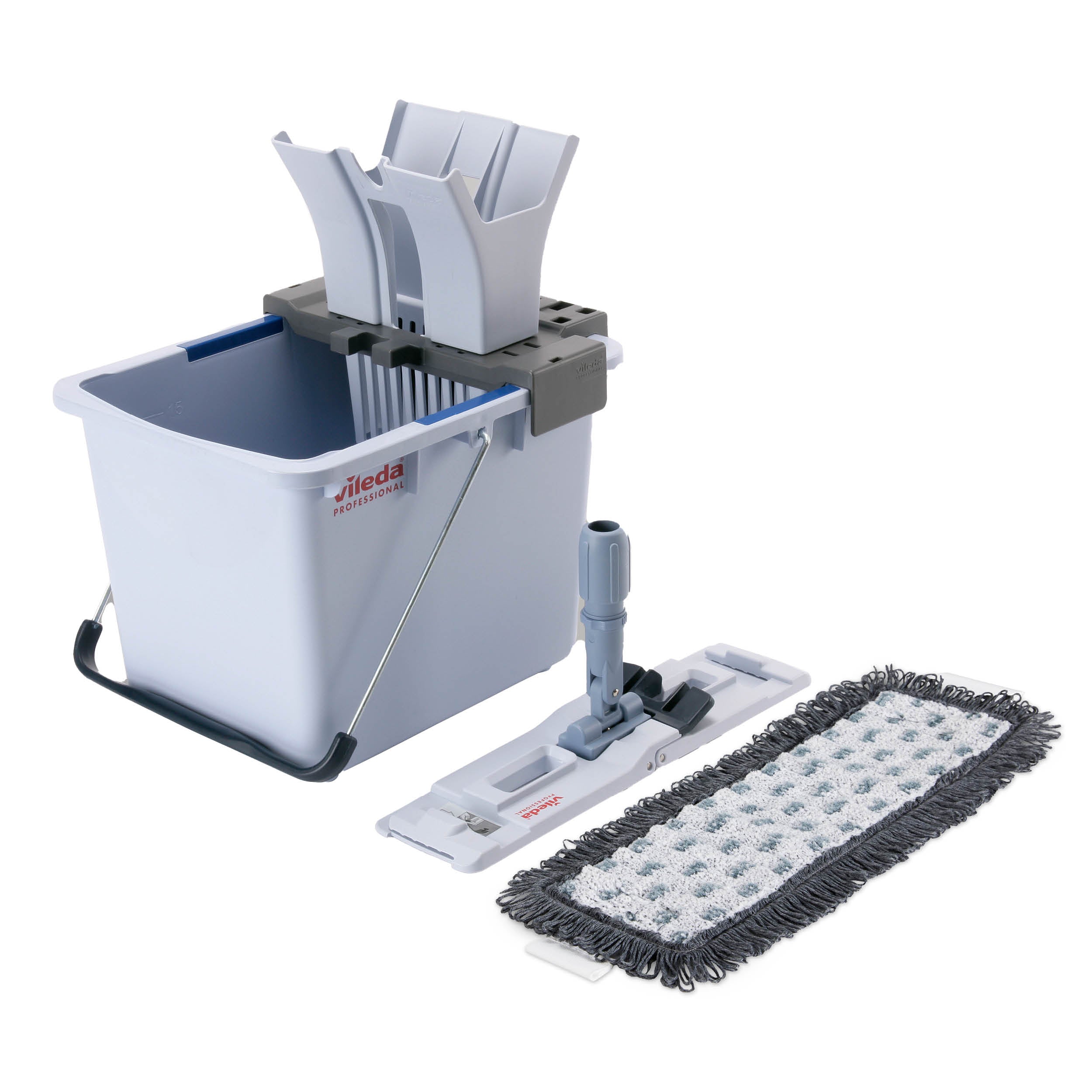 Rengøringssæt Gulv UltraSpeed Pro med 15ltr Spand/Presse/Moppe,1 sæt/krt