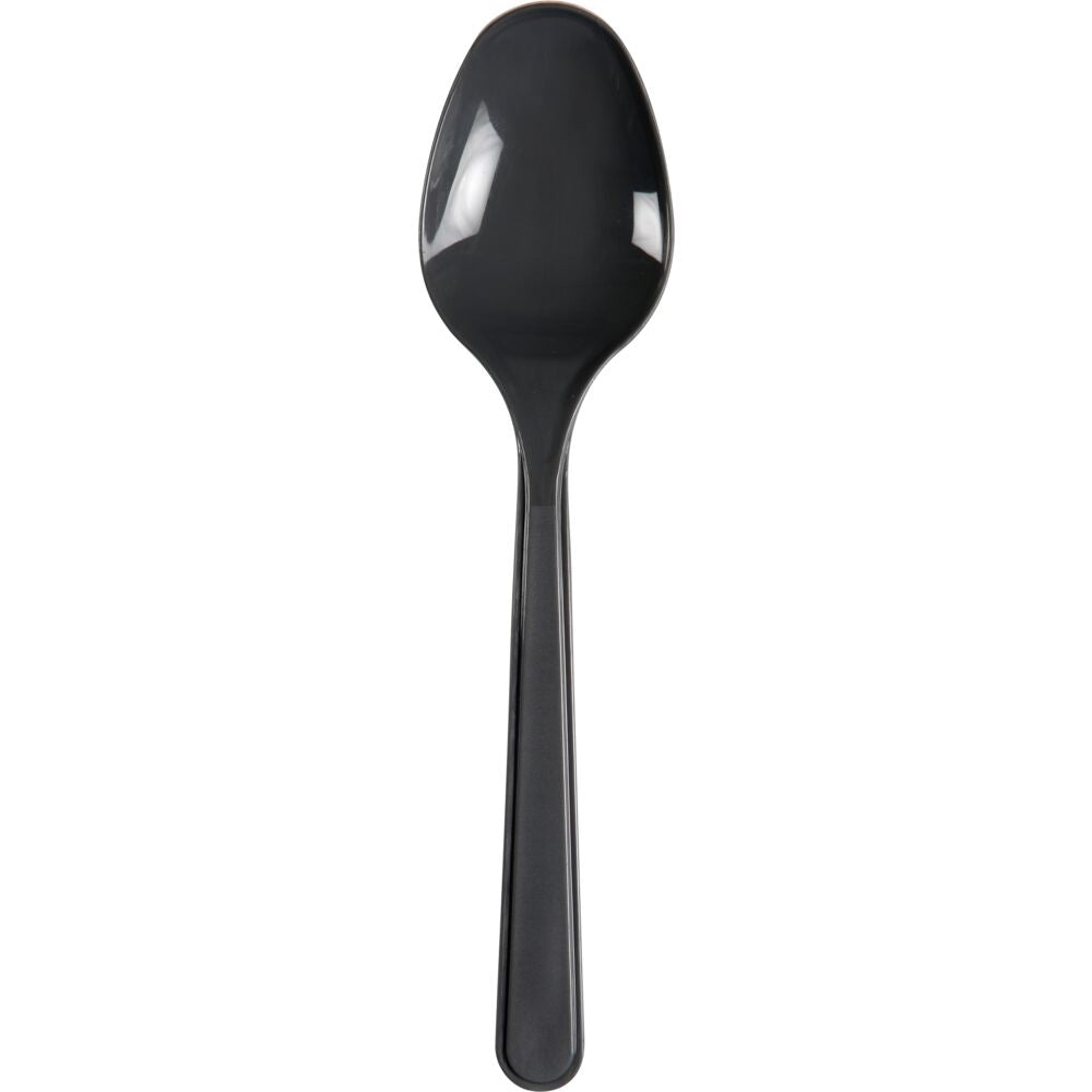 Spiseske, PP, 18,7 cm, sort, Flergangs ( 1000 stk )
