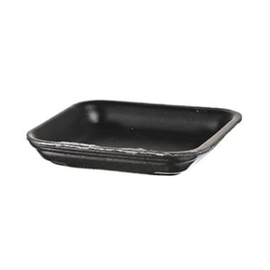 Skumbakke, sort, 135x135x16mm ( 1200 stk/krt )