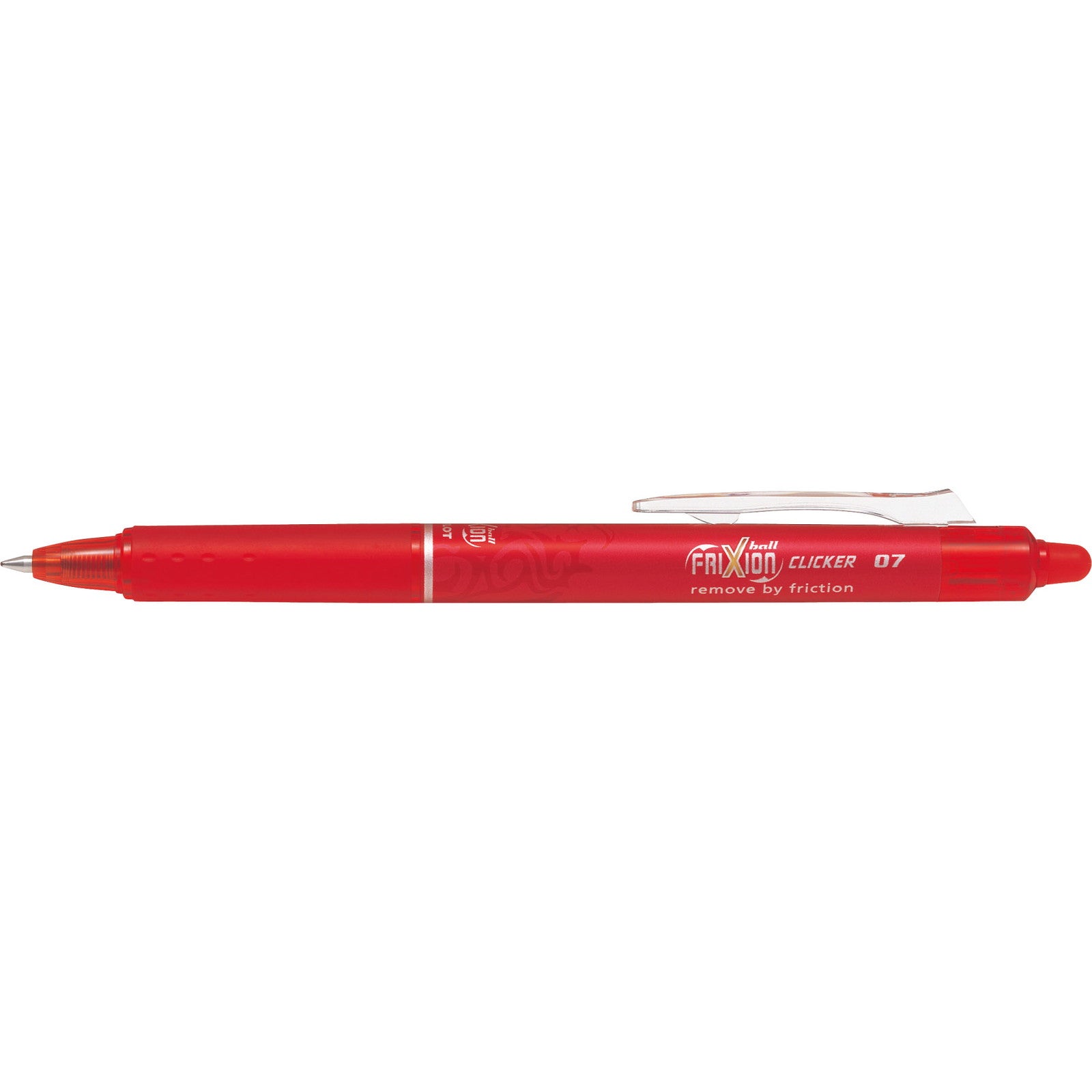 Pilot FriXion Click pen med 0,7 mm spids i farven rød