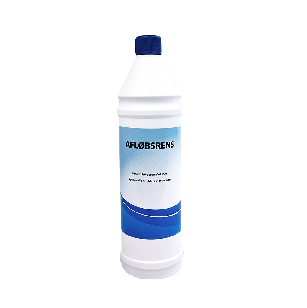 Afløbsrens, 1 Liters, uden farve og parfume