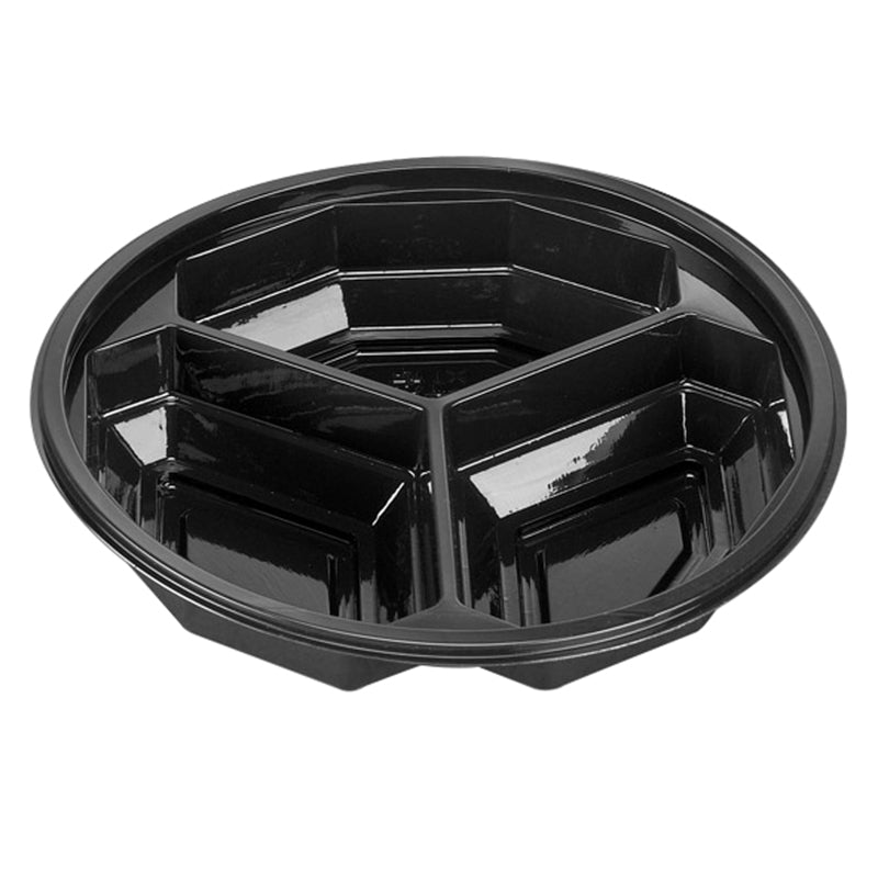 Diamond Bowl – 3-rum, 510 ml, sort RPET, 300 stk./krt.
