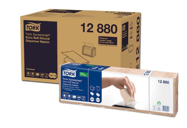 Serviet Tork Interfold N4 L213xB165mm 2-lag Natur,1000 stk/pk