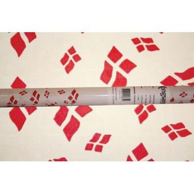 Rulledug, Damask, 1,20 x 8 m Hvid